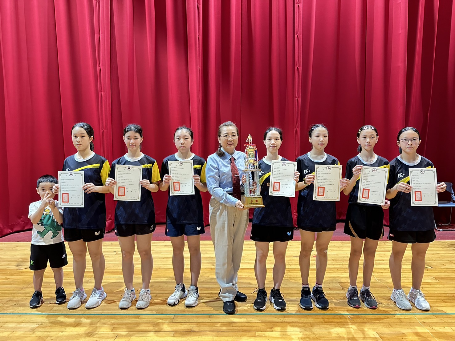 本校桌球隊榮獲113年自由盃桌球錦標賽國女團體組第三名