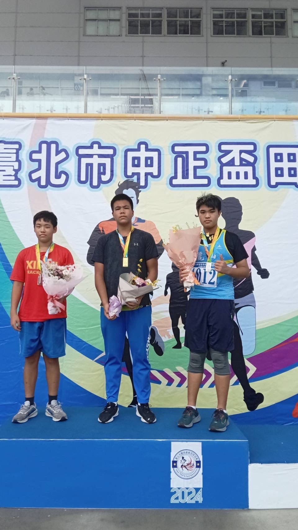 本校田徑隊參加113年中正盃田徑賽表現優異